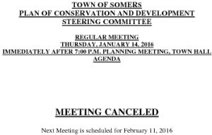 Icon of 20160114 POCD Agenda Meeting Canceled